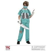 Children\'s Scary Surgeon Costume Medium 8-10 Yrs (140cm) For Er Gp Hospital