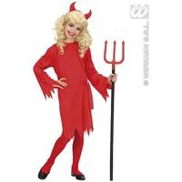 Children\'s Devil Girl Costume Small 5-7 Yrs (128cm) For Halloween Lucifer Satan