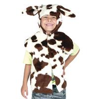 Childrens Cow Fur Tabard Costume