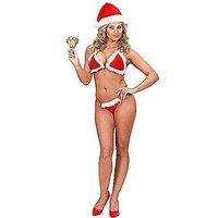 Christmas Bikini - Velvet Plush Accessory For Christmas Party Fancy Dress