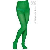 childrens pantyhose child sizes green accessory for fancy dress