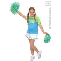 Children\'s Cheerleader 140cm Costume Medium 8-10 Yrs (140cm) For Usa Sports