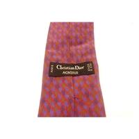 christian dior multi coloured designer silk tie