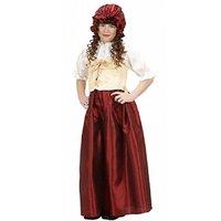 Children\'s Peasant Girl Costume Small 5-7 Yrs (128cm) For Medieval Middle Ages