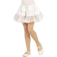 Children\'s Petticoat Child Satin / Lace White Accessory For Fancy Dress