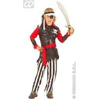 Children\'s Pirate Boy F/optic 140cm Costume Medium 8-10 Yrs (140cm) For