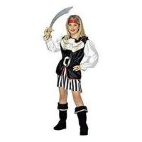 childrens pirate girl 128cm costume small 5 7 yrs 128cm for buccaneer  ...