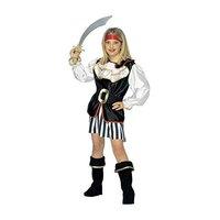 Children\'s Pirate Girl 158cm Costume Large 11-13 Yrs (158cm) For Buccaneer