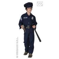 Children\'s Policeman F/optic 140cm Costume Medium 8-10 Yrs (140cm) For Cop
