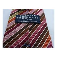 Charles Tyrwhitt Silk Tie Multi Coloured Stripe