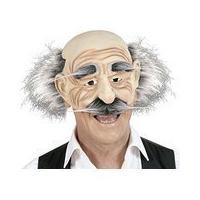 Chinless Old Man Masks W.hair/eyebrows/moust. Old & Elderly Masks Eyemasks &