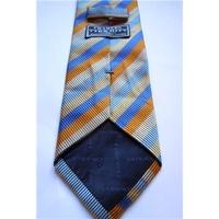 Charles Tyrwhitt Blues and Yellows Striped Luxury Silk Tie