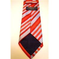 Charles Tyrwhitt Sky Blue and Royal red Striped Luxury Silk Tie