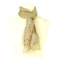 champagne 100 silk scarf unbranded size one size cream ivory scarf
