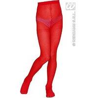 Children\'s Pantyhose Child Sizes - Red Accessory For Fancy Dress