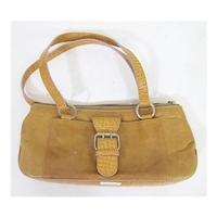 charles tyrwhitt light brown leather handbag