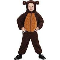Children\'s Fuzzy Bear Toddler 104cm Costume Toddler 2-3 Yrs (104cm) For Animal