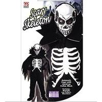 childrens scary skeleton child 158cm costume large 11 13 yrs 158cm for