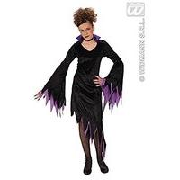 Children\'s Velvet Dark Mistress 128cm Costume Small 5-7 Yrs (128cm) For