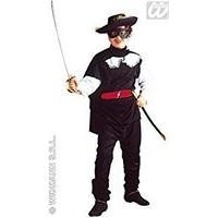 Children\'s Bandit Child 128cm Costume For Zorro Fancy Dress