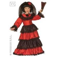 Children\'s Little Senorita Child Costume For Spanish Spain Fancy Dress