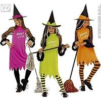 Children\'s Magic Witch 3 Col 140cm Costume Medium 8-10 Yrs (140cm) For