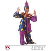 Children\'s Star Clown Costume Medium 8-10 Yrs (140cm) For Circus Fancy Dress