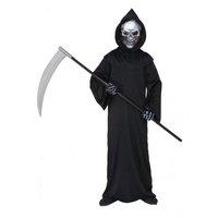 childrens holographic grim reaper 140cm costume medium 8 10 yrs 140cm  ...