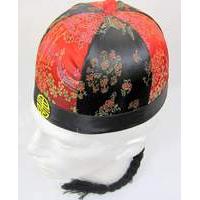 Chinese Merchant Round Hat Decorated 61