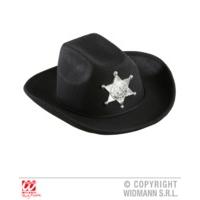 Children\'s Black Real Look Cowboy Hat