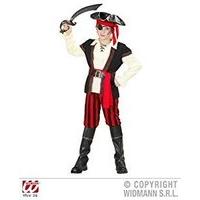 Children\'s Pirate Costume Medium 8-10 Yrs (140cm) For Buccaneer Fancy Dress