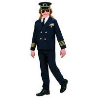 childrens heavy fabric pilot costume medium 8 10 yrs 140cm for wartime