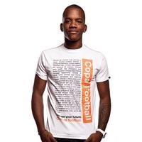 choose football t shirt white 100 cotton