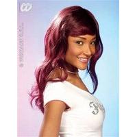 Christelle Burgundy Wig For Hair Accessory Fancy Dress