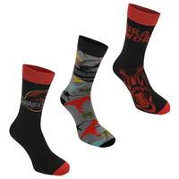 character jurassic world 3 pack crew socks