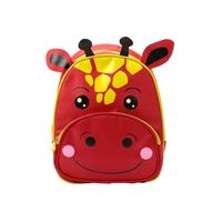 Children Backpack Cartoon Animal Calf Print Nylon Zipper Adjustable Strap Boys Girls Casual School Travel Bag