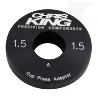 Chris King Headset Press Adaptors - Silver / 1 1/8 Adaptor