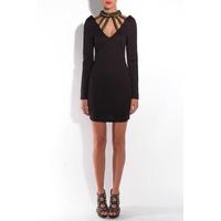 Chain Neck Cut Out Dress