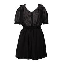 Chiffon Sheer Cut Out Dress