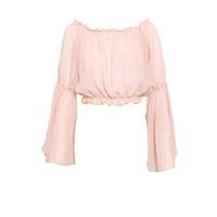 Chiffon Crop Top