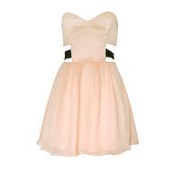 chiffon skater dress