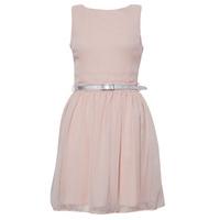 chiffon strap back dress