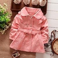 Children\'s Coat Lovely Cotton Lace Kids Clothing Spring Girls Autumn Jackets