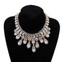 Choker Necklaces Lady Girls\' Euramerican Fashion Elegant Luxury Statement Party Wedding Rhinestone Necklaces Movie Gift Jewelry