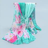 Chiffon Scarves Korea Scarf Shawl Thin Long Rectangle Women\'s Beach UV Sunscreen Bohemia Retro Print Chrismas Gift