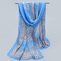 chiffon scarves floral korea scarf shawl thin long rectangle womens be ...