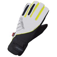 chiba reflex pro waterproof gloves black silver reflective medium