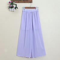 chiffon wide leg pants trousers casual pants spring and summer thin se ...