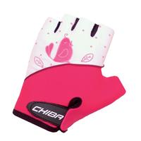 Chiba Girls Birdy Mitts - Pink / White / Medium