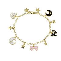 charm bracelet alloy friendship fashion jewelry black pink jewelry 1pc